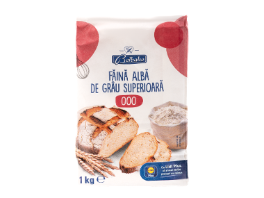Făină albă de grâu superioară, tip 000