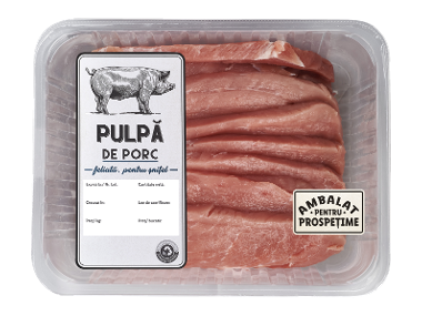 Pulpă de porc, feliată, pentru șnițel