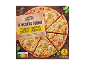 Pizza patru brânzeturi cu blat crocant, Nutri-Score A, 2 unități de 340g.