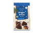Inimi de turtă dulce cu ciocolată cu lapte și 27% umplutură de fructe, ambalaj festiv.