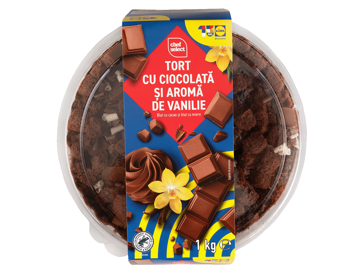Tort cu ciocolată și aromă de vanilie