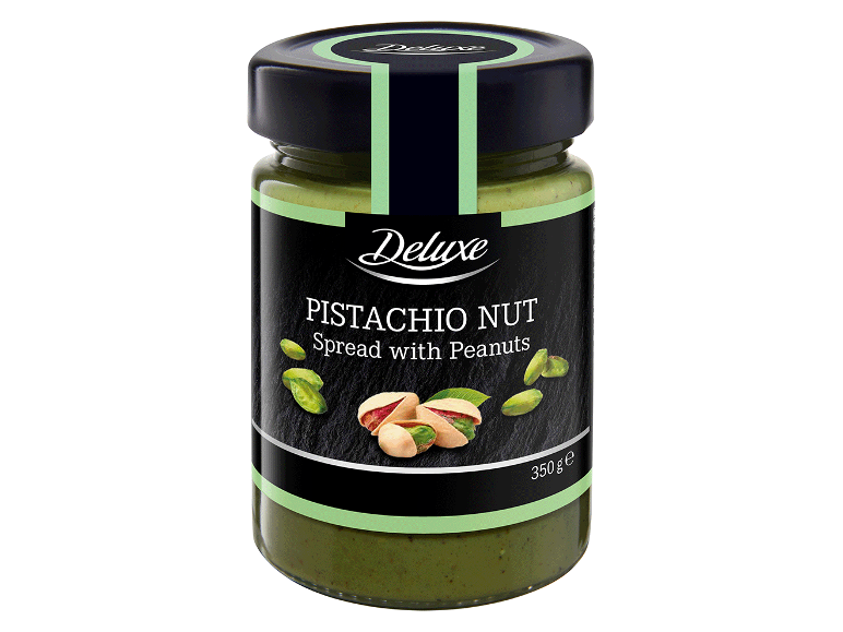 Cremă tartinabilă de fistic și arahide în borcan, 350 g