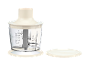 Blender cu recipient transparent cu scară de măsurare și capac.