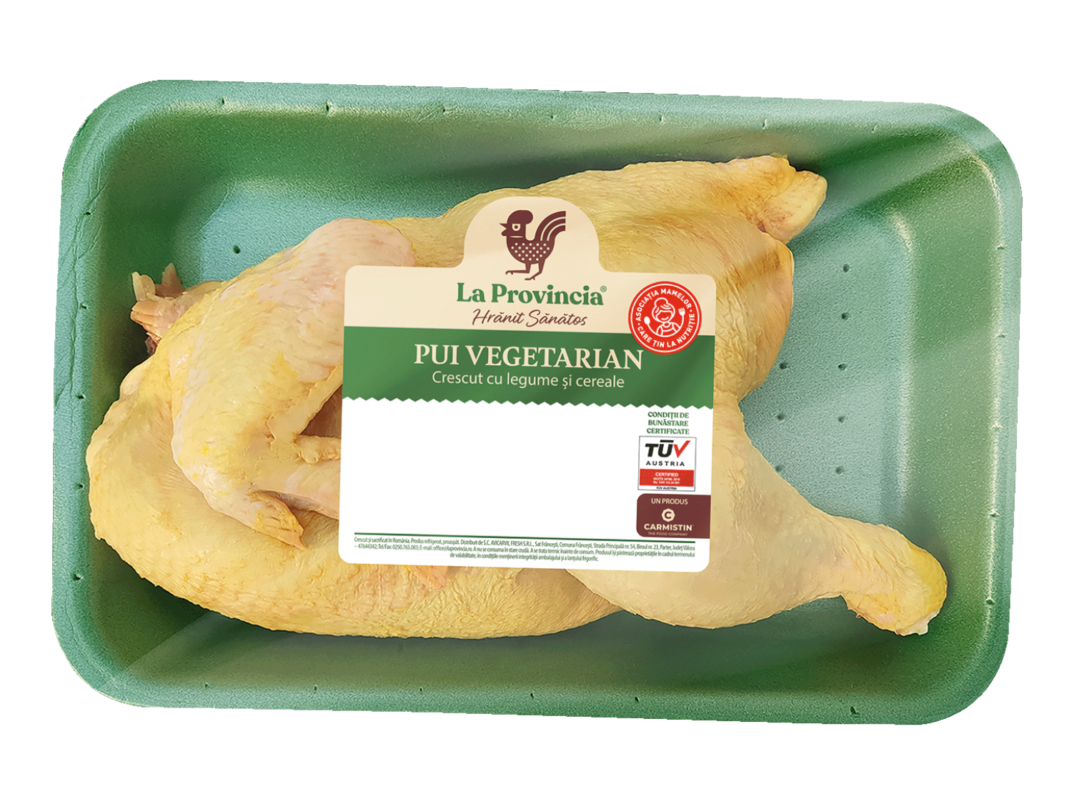 Puiul vegetarian Jumătate de pui