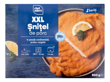 Snițel din muschi de porc