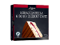 Cutie de tort stracciatella și vișine, 750 g, congelat.
