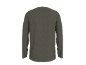Tricou bărbătesc gri închis cu mânecă lungă, vedere din spate.
