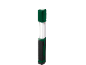 Lampă de lucru LED verde și neagră cu lumină puternică.