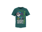 Tricou verde cu un cățeluș de desene animate și textul „WE'VE GOT DINOS TO SAVE!” și „PAW PATROL”.