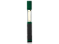 Lampă de lucru LED verde și neagră cu lumină puternică.