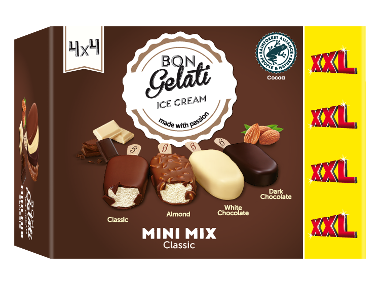 Mix înghețată mini, pe băț