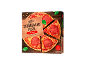 Pizza cu salam coaptă pe piatră, 3 bucăți, 3x350g.
