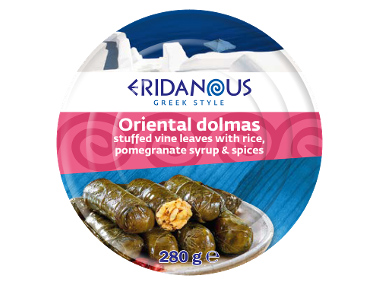 Sarmale în viță de vie cu orez și sirop de rodie