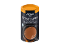 Băutură instant cu aromă de caramel sărat într-un recipient negru și portocaliu, 350g.