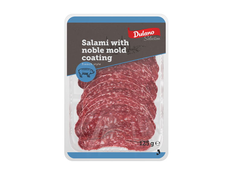 Salam cu mucegai nobil Dulano Selection, în stil francez, 125g