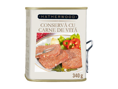 Conservă cu carne de vită