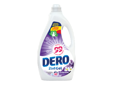 Detergent lichid 2 în 1 cu lavandă și iasomie, 60 de spălări.