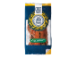 Ambalaj de carne de porc afumată cu textul „Cotlet țărănesc” și „Poftă de România”.