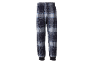 Pantaloni de pijama în carouri pentru bărbați cu talie și manșete elastice