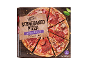 Cutie de pizza congelată coaptă pe piatră cu salam, șuncă și ciuperci, 2 bucăți a 330g.