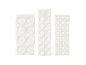 Tampoane de cauciuc transparente de diferite dimensiuni pentru protecția suprafețelor.