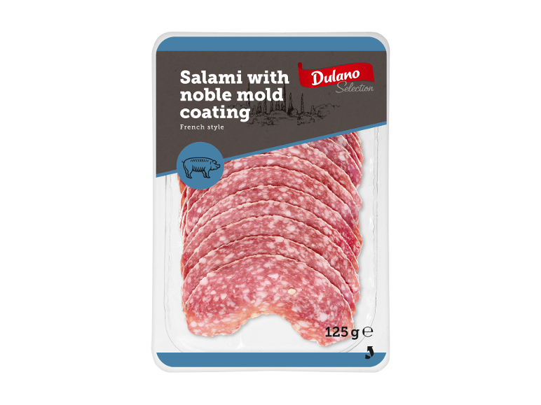 Tavă de salam cu mucegai nobil, stil franțuzesc, 125 g.