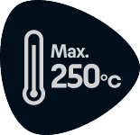 Temperatura maximă 250°C.