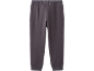 Pantaloni de trening gri închis cu talie și manșete elastice.