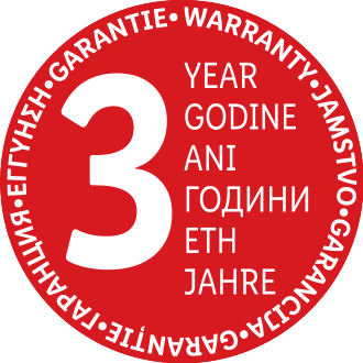 Sigiliu de garanție de 3 ani