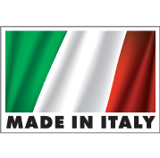 Sigiliu „Made in Italy” cu steagul italian.