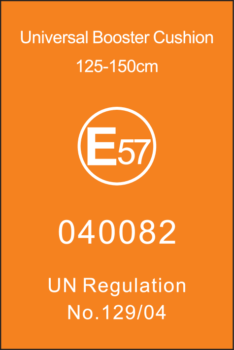 Pernă universală de înălțare 125-150cm, E57 040082, Regulamentul ONU nr. 129/04