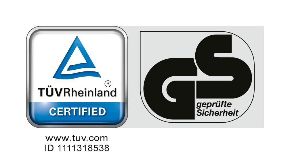 Certificat, siguranță testată, www.tuv.com, ID 1111318538