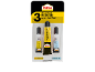 Pachet de 3 adezivi: lipici universal de 20g, superglue lichid de 2g și superglue gel de 2g.