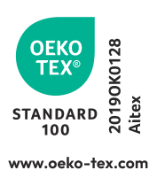 Certificat OEKO-TEX® STANDARD 100 2019OK0128 AITEX.