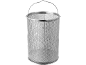 Coș de friteuză din plasă metalică cu mâner
