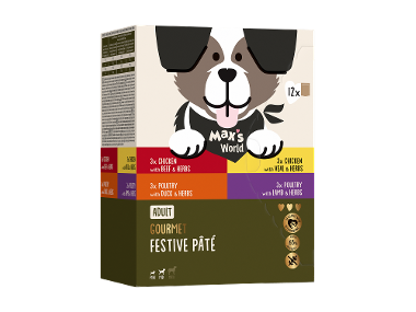 Max's World Hrana umeda Pate pentru caini