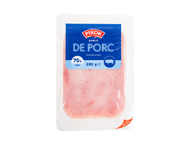Șuncă de porc feliată