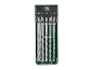 Set de burghie pentru zidărie în carcasă transparentă, mărimi 5, 6, 8, 10 și 12 mm.