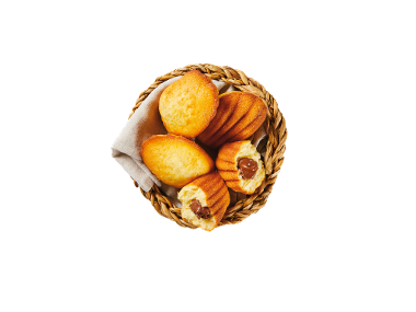 Madlene cu gust de alune / cacao