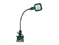 Lampă de lucru LED fără fir cu gât flexibil și clemă