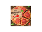 Pizza cu salam coaptă pe piatră cu brânză și salam afumat, 3 pizze, 3x350g.