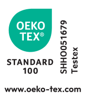 Sigiliu STANDARD 100 OEKO-TEX®, numărul SHH0051679 Testex.