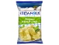 Pungă de chipsuri cu aromă de oregano stil grecesc, cu peisaj grecesc și 200g.