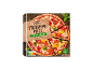 Două pizza la cuptor cu piatră cu legume, Nutri-Score A și etichetă V-Label.