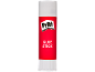 Lipici roșu tip stick cu etichetă albă și textul „GLUE STICK”.