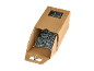 Cutie de carton plină cu șuruburi, cu un bit de șurubelniță integrat.