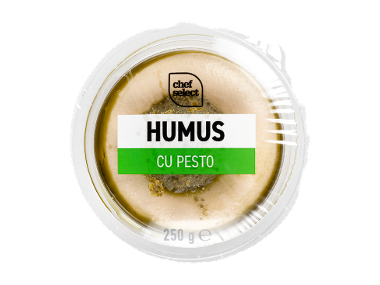Hummus cu pesto