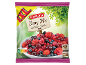 Mix de fructe de pădure congelate cu vișine, incluzând căpșuni, zmeură, afine și coacăze, 1 kg.