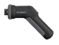 Pistol de pulverizare negru și gri pentru grădină, cu mâner ergonomic.