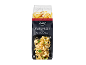 Ambalaj de paste tagliatelle, cuiburi, cu un fel de mâncare gata preparat vizibil.